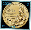 2022 D ネイティブ アメリカン サカガウィア イーリー S パーカー ドル - ワンコイン - 本日発送!!2022 D Native American Sacagawea Ely S Parker Dollar - ONE Coin - Ship TODAY!!