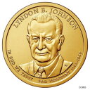 【極美品/品質保証書付】 アンティークコイン 金貨 2015-D Lyndon B Johnson LBJ Presidential US 