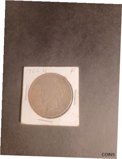  アンティークコイン コイン 金貨 銀貨  1922 D US Antique Silver PEACE DOLLAR United States Coin LIBERTY & EAGLE (Used)