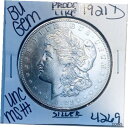 1921 D BU ジェム モーガン シルバー ドル UNC MS++ 米国造幣局レア コイン 42691921 D BU GEM MORGAN SILVER DOLLAR UNC MS++ GENUINE U.S. MINT RARE COIN 4269(3)