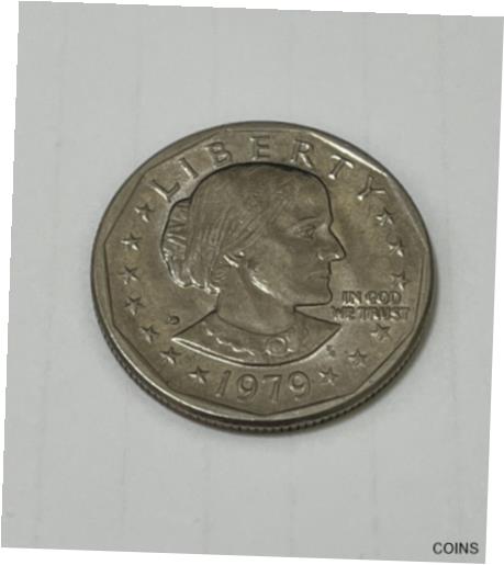  アンティークコイン コイン 金貨 銀貨  1979-D Liberty Wide Rim Susan B Anthony One Dollar United States Coin Ungraded