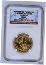 2011-D $1 ラザフォード ヘイズ 大統領ドル NGC MS68 ポジション "B" コイン エッジ2011-D $1 Rutherford Hayes Presidential Dollar NGC MS68 Position "B" Coin Edge