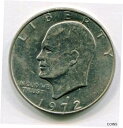 yɔi/iۏ؏tz AeB[NRC COIN 1972D EISENHOWER US DOLLAR Copper-Nickel Circulated never cleaned NICE /C83 [] #ccf-wr-012485-5477