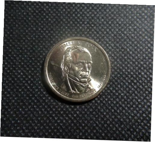 【極美品/品質保証書付】 アンティークコイン 硬貨 2009 D James K. Polk Presidential Dollar Coin. #ESP37 [送料無料] #ocf-wr-01248..