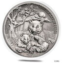 2017 8 オンス .999 シルバー パンダ フィジー $5 コイン .999 ファイン ハイレリーフ 35 周年記念2017 8 oz .999 Silver Panda Fiji $5 Coin .999 Fine High Relief 35th Anniversary
