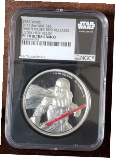 yɔi/iۏ؏tz AeB[NRC RC   [] 2017 Star Wars NIUE PF 70 2oz Silver $5 