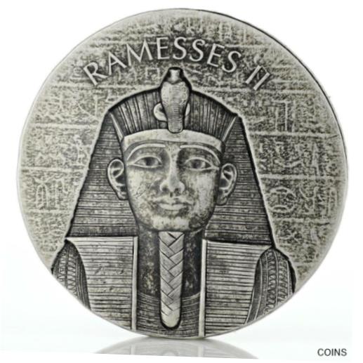 ڶ/ʼݾڽա ƥ    [̵] 2017 2 oz Ramesses II Egyptian Silver Coin .999 Silver BU Republic of Chad #A444