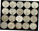 yɔi/iۏ؏tz AeB[NRC RC   [] 1 Roll of 20 Coins___Mixed Peace Silver Dollars___XF-BU___#1257LI28