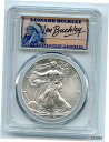  アンティークコイン コイン 金貨 銀貨  2015 $1 American Silver Eagle PCGS MS70 Leonard Buckley