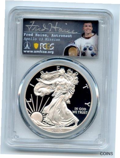 yɔi/iۏ؏tz AeB[NRC RC   [] 2015 W $1 Proof American Silver Eagle PCGS PR70DCAM Fred Haise