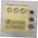 1979、1979-D、1979-S スーザン B アンソニー ドル 3 コイン セット1979,1979-D,1979-S Susan B Anthony Dollar 3 Coin Set(3)