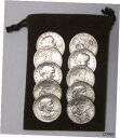 未調査、流通、スーザン B. アンソニー米ドルコイン 10 枚入りギフトバッグGift Bag of 10 Unsearched, Circulated, Susan B. Anthony U.S. Dollar Coins(3)