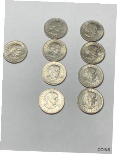 【極美品/品質保証書付】 アンティークコイン 銀貨 susan b anthony dollar 1979 lot 9 coins silver dollar [送料無料] #scf-wr-012510-630