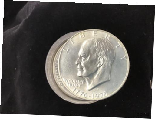 1976-S アイゼンハワー バイセンテニアル ダラー シルバー クラッド ロット 18 コイン1976-S Eisenhower Bicentennial Dollar Silver Clad lot of 18 Coins