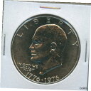 【極美品/品質保証書付】 アンティークコイン コイン 金貨 銀貨 [送料無料] 1976 P Eisenhower Dollar US Mint Coin 1976-P Ike #57 BU MS+++++