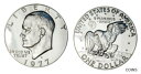 1977 S GEM BU プルーフ アイゼンハワー 1 ドル ブリリアント 未流通 PR/PF コイン #1221977 S GEM BU PROOF Eisenhower one DOLLAR BRILLIANT UNCIRCULATED PR/PF COIN#122(3)
