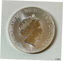 ニウエ 2018 シルバー $2 大西洋帆船 1 オンス .999 ファイン シルバー 地金コイン ジェム BUNiue 2018 Silver $2 Atla...