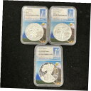 yɔi/iۏ؏tz AeB[NRC RC   [] 2018 NGC 3-coin Silver Eagle Set, BU, Burnished, & Proof - MS70 & PF70