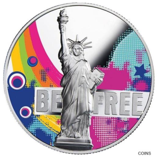 【極美品/品質保証書付】 アンティークコイン コイン 金貨 銀貨 送料無料 2018 Freedom is the Oxygen of the Soul Statue of Liberty 2 oz Proof Silver Coin