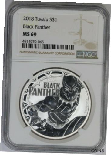 2018 NGC ĥХ ֥åѥ󥵡 ޡ٥ ꡼ 1  С  MS692018 NGC Tuvalu BLA...
