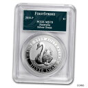 2018 オーストラリア 1 オンス シルバー スワン MS-70 PCGS (FS、スワン ラベル) - SKU#1667812018 Australia 1 oz Silver Swan MS-70 PCGS (FS, Swan Label) - SKU#166781(3)