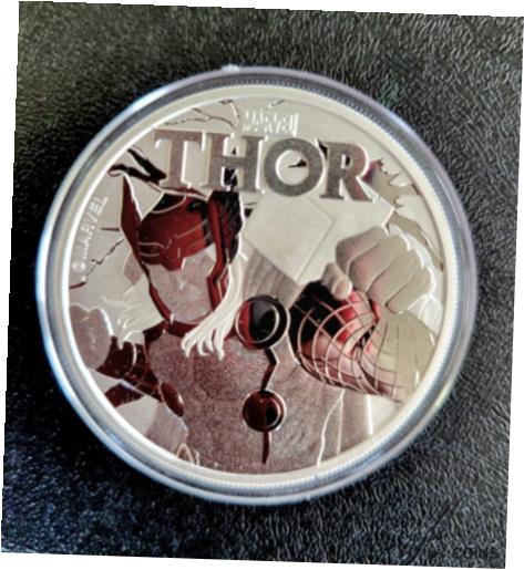 ڶ/ʼݾڽա ƥ    [̵] 2018 Tuvalu Marvel Comics Thor 1 oz .999 Fine Silver Coin 50,000 Minted Dollar