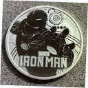 2018 ツバル $1 マーベル アイアンマン 1 オンス .9999 シルバー2018 Tuvalu $1 Marvel IRON MAN 1 oz .9999 Silver