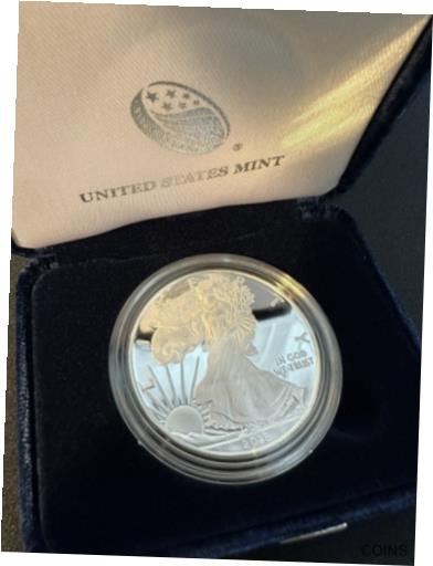 楽天金銀プラチナ　ワールドリソース【極美品/品質保証書付】 アンティークコイン コイン 金貨 銀貨 [送料無料] 2018 American Eagle 1 Oz Silver Proof Coin $1 Face Value D413