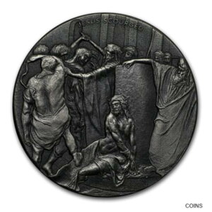 2018 2 オンス銀貨 - 聖書シリーズ (イエスの鞭打ち) - SKU#1601852018 2 oz Silver Coin - Biblical Series (Jesus Scourged) - SKU#160185