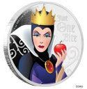 yɔi/iۏ؏tz AeB[NRC RC   [] 2018 Niue Disney Villians Evil Queen 1 oz Silver Proof Coin Snow White OGP