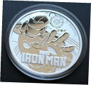 2018 1 オンス アイアンマン .999 シルバー マーベル シリーズ ツバル $12018 1 oz IRON MAN .999 SILVER MARVEL SERIES BU TUVALU $1