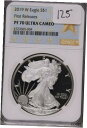 2019-W アメリカン シルバー イーグル - NGC PF-70 ウルトラ カメオ 5-0042019-W American Silver Eagle - ...