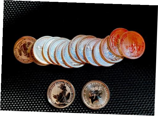 *新品* 英国ブリタニア銀貨 2019 (チューブ 16 コイン) 1.6 オンス *入手困難!*NEW* British Silver Britannia Coin 2019 (Tube 16 Coins) 1.6 oz *Hard To Find!