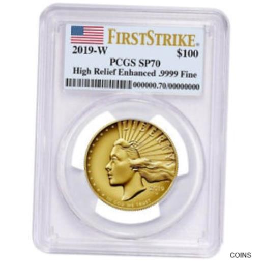 yɔi/iۏ؏tz AeB[NRC  2019-W 1 oz Enhanced Finish High Relief American Liberty Gold Coin PCGS SP70 [] #gct-wr-012513-3875