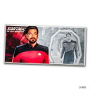  アンティークコイン コイン 金貨 銀貨  2019 Niue 5 gram Silver $1 Note Star Trek Riker - SKU#200157