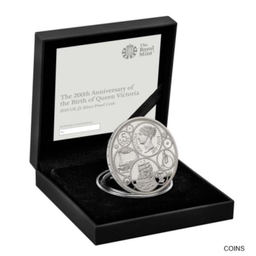 【極美品/品質保証書付】 アンティークコイン コイン 金貨 銀貨 [送料無料] 2019 Queen Victoria Silver Proof 