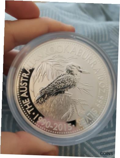 yɔi/iۏ؏tz AeB[NRC RC   [] 2015 Australia Kookaburra 10 oz Silver 0.999 With Plastic Capsule