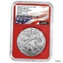 yɔi/iۏ؏tz AeB[NRC  2020 (S) $1 American Silver Eagle NGC MS70 Emergency Production FDI Flag Label R [] #sot-wr-012519-1054