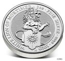 yɔi/iۏ؏tz AeB[NRC  2020 2 Oz. Queen's Beasts White Lion of Mortimer Silver Coin. [] #scf-wr-012519-1495