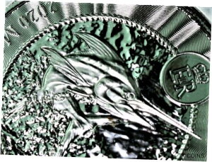 2020 マーリン 1 オンス .999 銀貨 ケイマン諸島 BU スコッツデール造幣局 #10442020 Marlin 1 ounce .999 silver coin Cayman Islands BU Scottsdale mint #1044