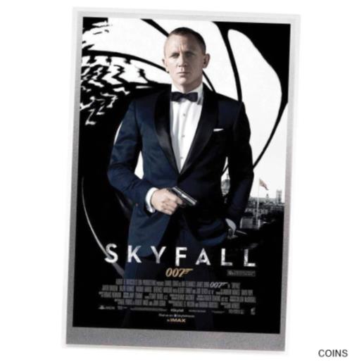 ڶ/ʼݾڽա ƥ    [̵] 2020 Perth Mint James Bond 007 Skyfall 5g Silver Foil Movie Poster - 1,000 Made