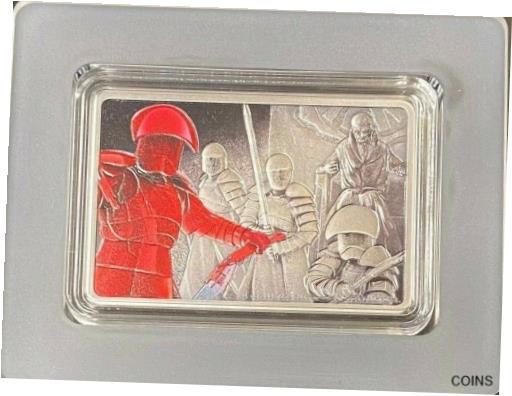  アンティークコイン コイン 金貨 銀貨  2020 Niue Star Wars Guards of the Empire - Praetorian Guard 1 oz Silver Bar Coin