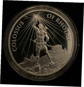 古代世界の七不思議シリーズ ロードス島の巨像 1オンス シルバー BU ラウンド7 Wonders Of The Ancient World Series Colossus of Rhodes 1 oz Silver BU Round