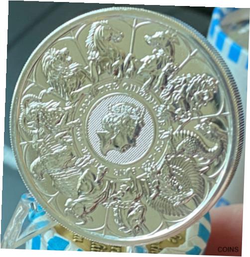  アンティークコイン コイン 金貨 銀貨  2021 2 oz British Silver Queen’s Beast Completer Collection Coin (BU)