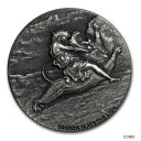  アンティークコイン コイン 金貨 銀貨  2019 2 oz Silver Coin - Biblical Series Samson Slays the Lion - SKU#185987