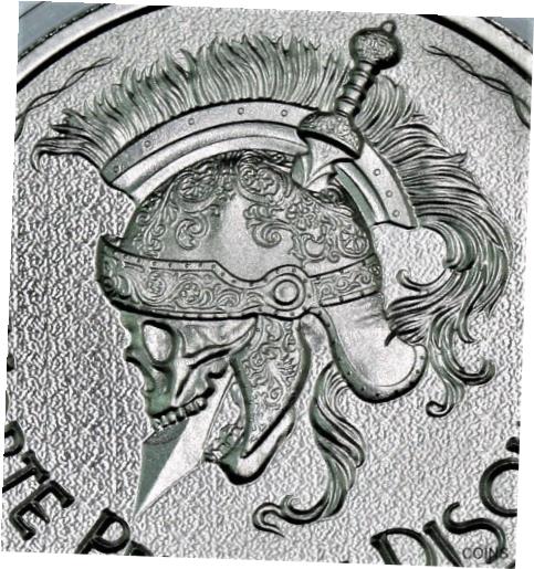  アンティークコイン 銀貨 2 oz .999 silver INTAGLIO DEATH BEFORE DISHONOR morte prima di disonor in cap  #sof-wr-012548-2420