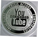 シルバー シールド 2021 .999 2 オンス YOUTUBE プルーフ InfoIndCom #13 COA/OGPSilver shield 2021 .999 2 oz YOUTUBE Proof InfoIndCom #13 COA/OGP