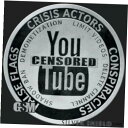 2オンス .999 ピュアシルバー シールド プルーフ YOU TUBE 検閲済み ミニ ミンテージ ラウンド コイン COA2 OZ .999 PURE SILVER SHIELD PROOF YOU TUBE CENSORED MINI MINTAGE ROUND COIN COA