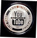 2021 SILVER SHIELD GROUP 2オンス YouTube 検閲済み プルーフ .999 シルバー ラウンド COA付き2021 SILVER SHIELD GROUP 2oz YouTube Censored PROOF .999 Silver Round w/COA