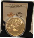 【極美品/品質保証書付】 アンティークコイン コイン 金貨 銀貨 送料無料 2019 Orca Sea Lions 30 2OZ Pure Silver Proof Coin Canada Predator Prey Golden